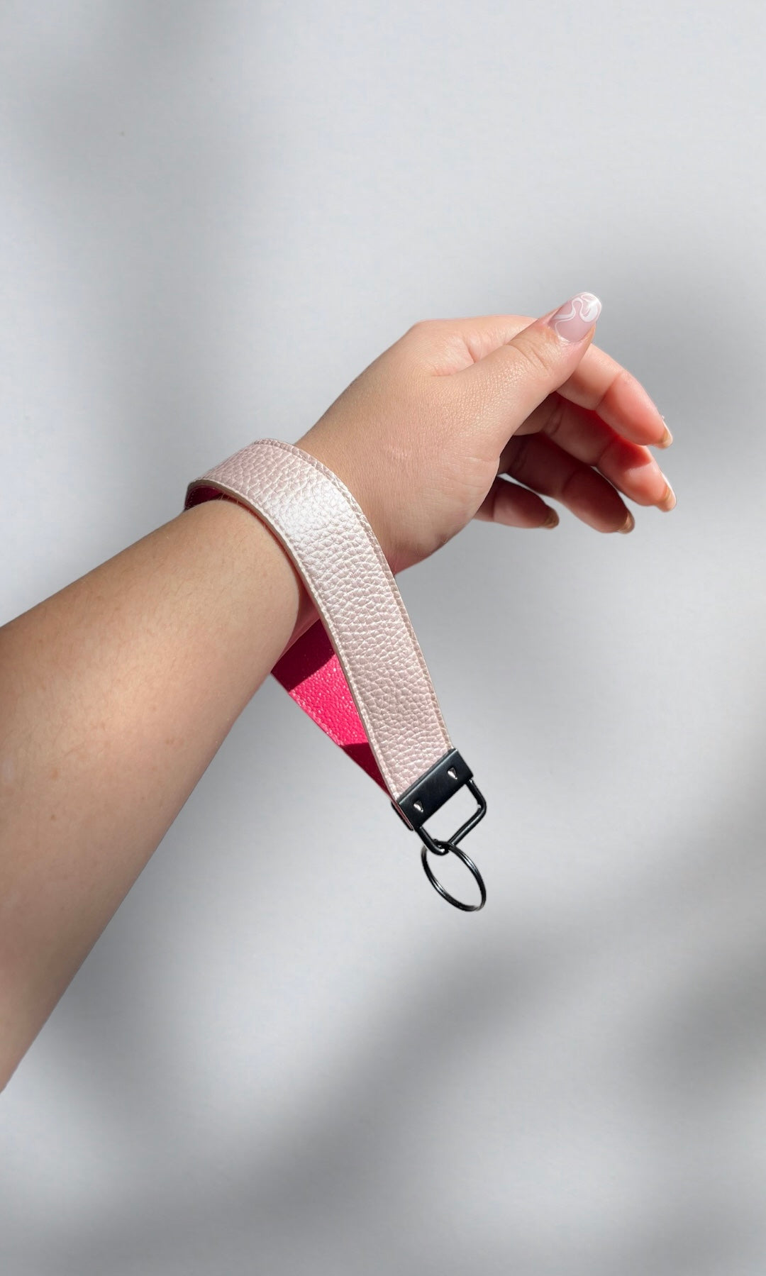 Subtle Pink Wristlet