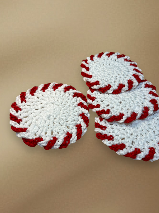 Peppermint Coasters