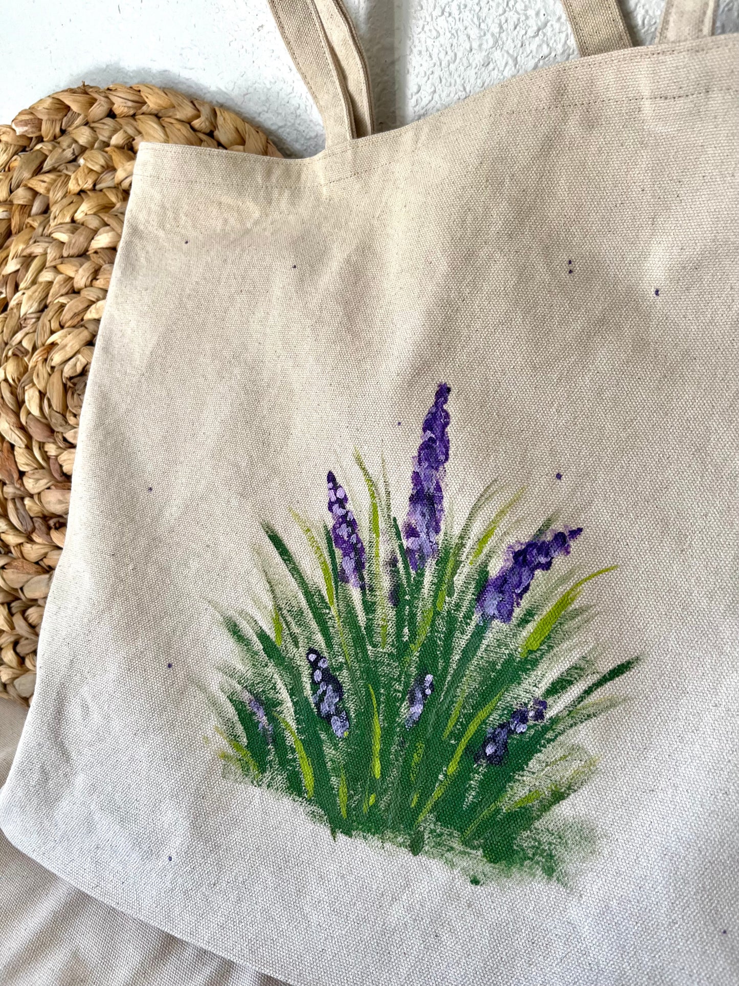 Lavender tote